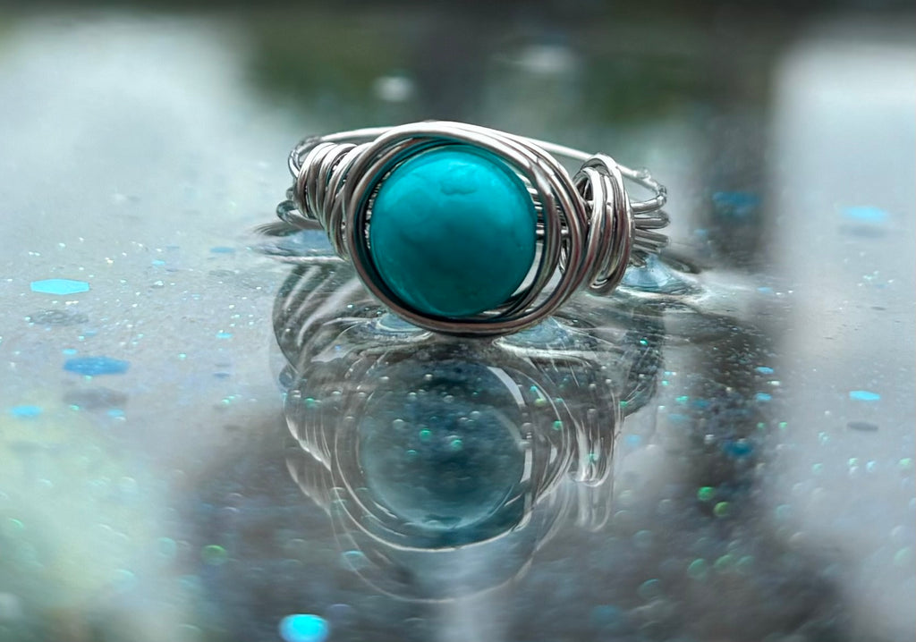 Turquoise 💎✨calming crystal ring
