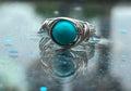 Turquoise 💎✨calming crystal ring