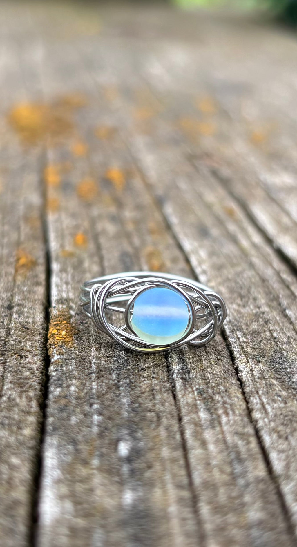 Mystical moon beam🩵 ring