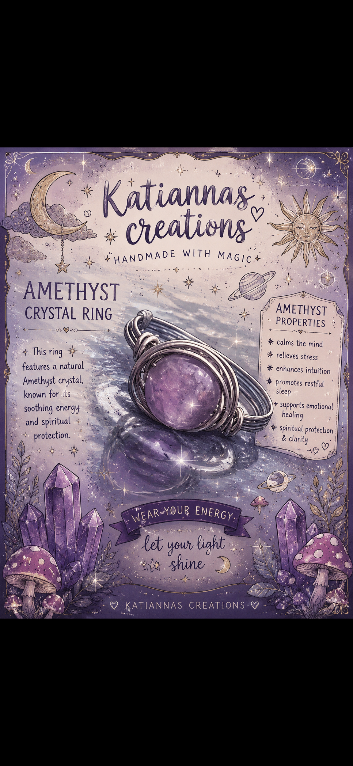 Amethyst💜✨protection ring